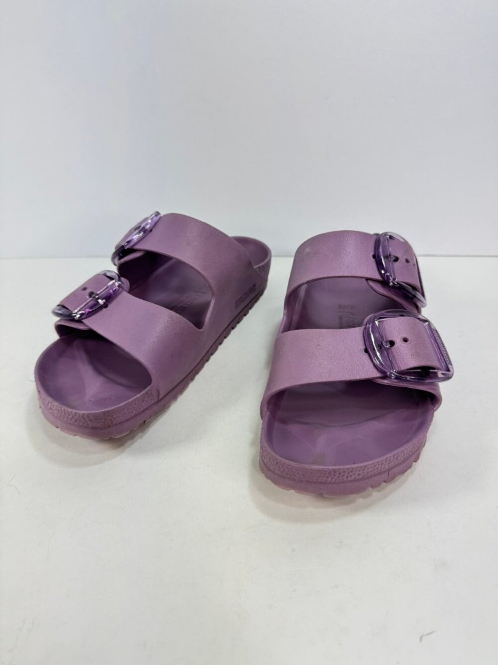 Birkenstock Arizona Big Buckle Sandal Purple Narrow Width sz 41